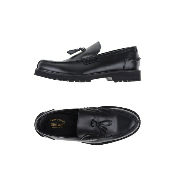 【貨物輸送無料】 青色ノ ヴェッリ メンズ スリッポン・ローファー シューズ Loafers Black