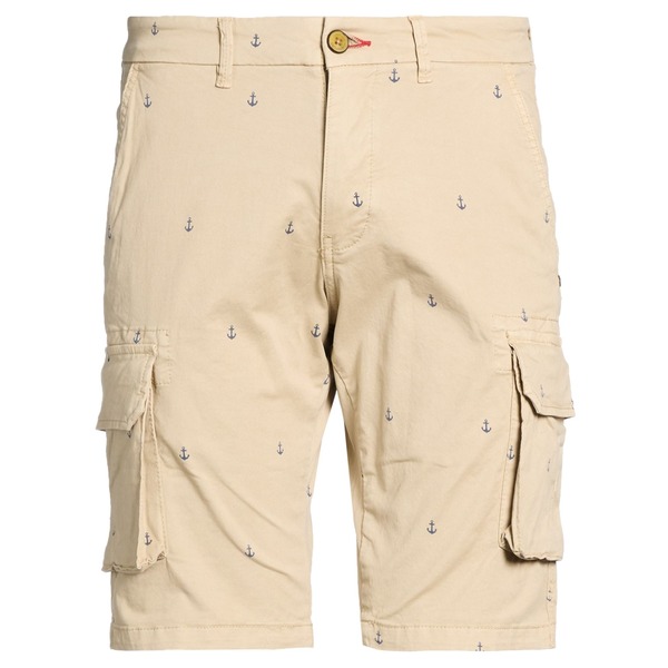 【送料無料】 インピュア メンズ カジュアルパンツ ボトムス Shorts & Bermuda Shorts Beige|asty