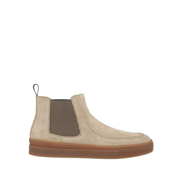 【貨物輸送無料】 亭主もち メンズ ブーツ シューズ Ankle boots Beige
