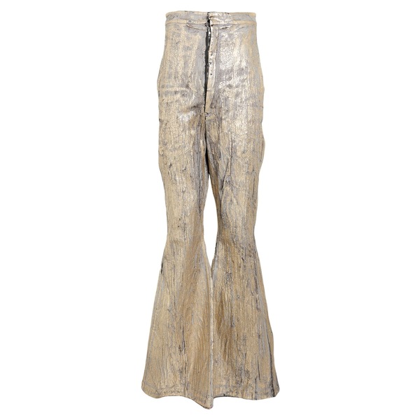 【貨物輸送無料】 リックオウエンス メンズ ジーンズズボン下 ボトムス Jeans Gold