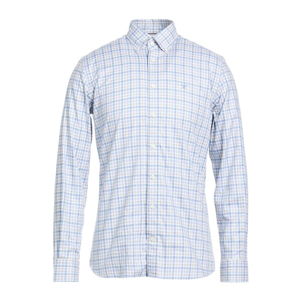 【送料無料】 ハケット メンズ シャツ トップス Shirts Azure｜asty