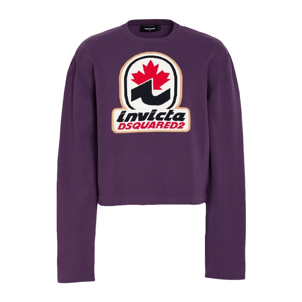 【貨物輸送無料】 ディースクエアード メンズ 編み物\u0026プルオーバー アウター Sweaters Purple