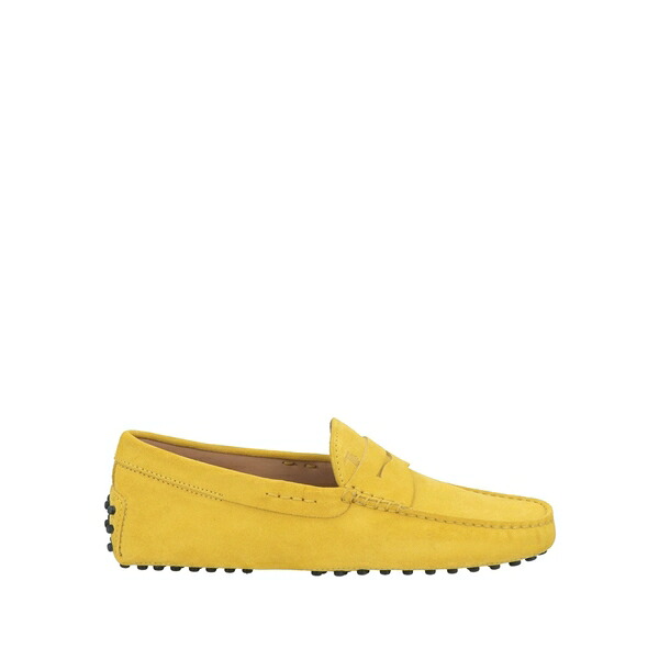 【貨物輸送無料】 トッズ メンズ スリッポン・ローファー シューズ Loafers Yellow