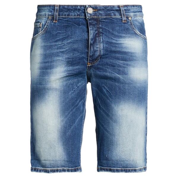 【貨物輸送無料】 エレディ デル ドゥカ メンズ ジーンズズボン下 ボトムス Denim shorts Blue メンズファッション-ズボン・パンツ