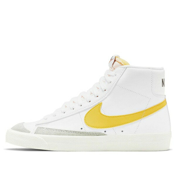 Nike ナイキ メンズ スニーカー  【Nike Blazer Mid 77 Vintage \u0027White Yellow Brown\u0027 BQ6806-113】  大いさ US_9.5(27.5糎) 靴-スニーカー