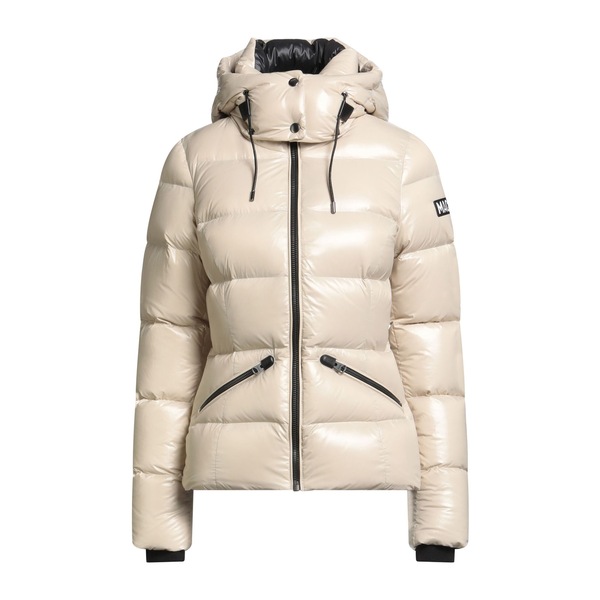 【貨物輸送無料】 マッカージュ レディース 上衣＆上衣 アウター Puffers Beige