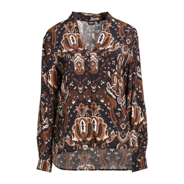 【送料無料】 エンメ バイ マレラ レディース Tシャツ トップス Tops Brown｜asty