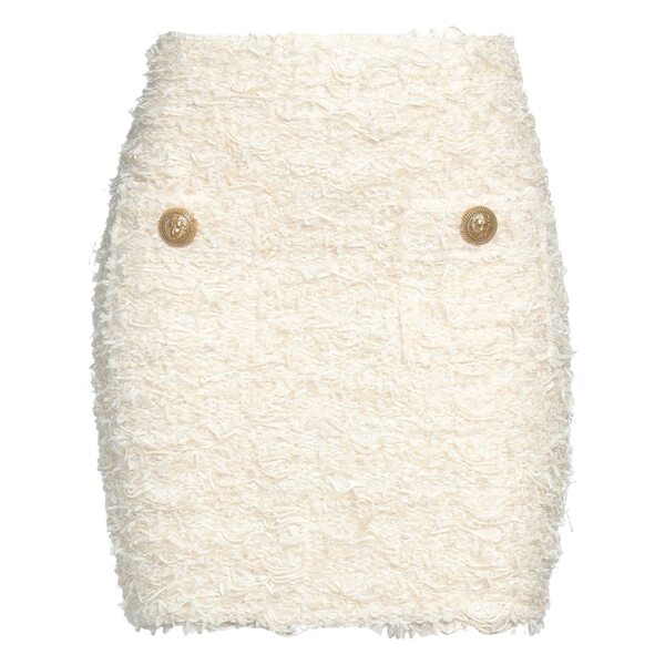 【貨物輸送無料】 バルマン レディース スコート ボトムス Mini skirts White
