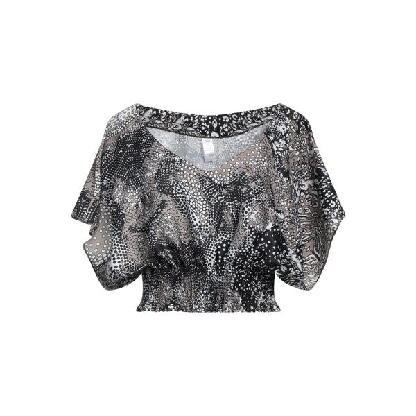【送料無料】 エフク プロジェクト レディース Tシャツ トップス Tops Black｜asty
