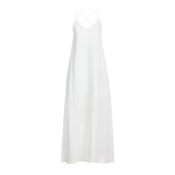 【送料無料】 フィジコ レディース ワンピース トップス Maxi dresses White｜asty