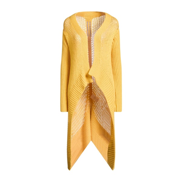 【貨物輸送無料】 リックオウエンス レディース ジレー アウター Cardigans Yellow