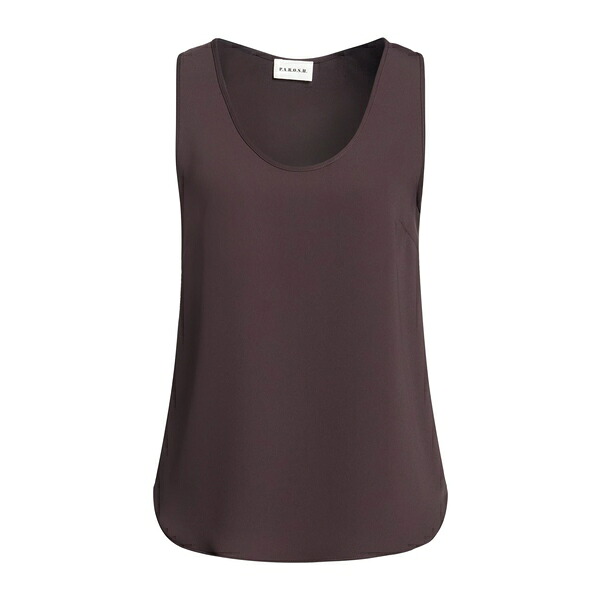 【貨物輸送無料】 パロッシュ レディース ティーシャツ トップス Tops Brown レディースファッション-Tシャツ・カットソー-トップス