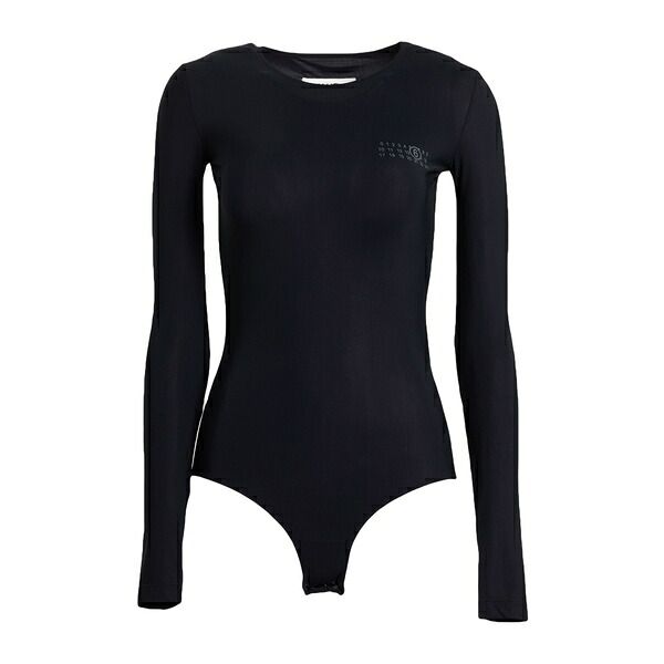 【貨物輸送無料】 マルタンマルジェラ レディース プルオーバー トップス Bodysuits Black