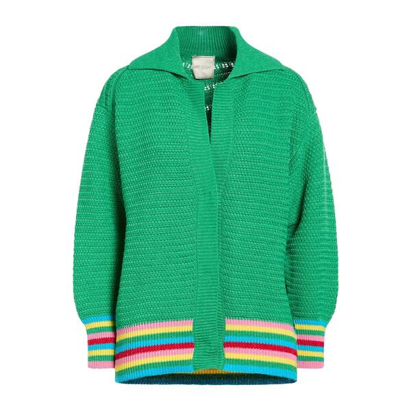 【貨物輸送無料】 工芸 論説文 レディース ジレー アウター Cardigans Green