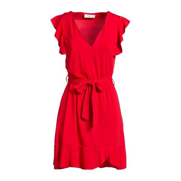 【貨物輸送無料】 目じるし引き上げる レディース 衣装 トップス Mini dresses Red