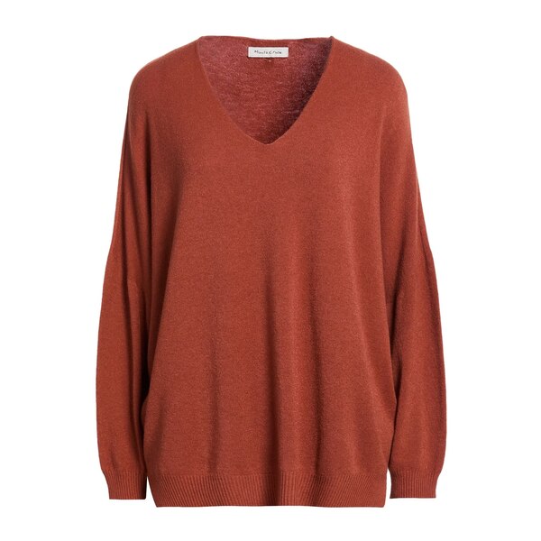 【貨物輸送無料】 マニラグレース レディース 編み物\u0026プルオーバー アウター Sweaters Brown
