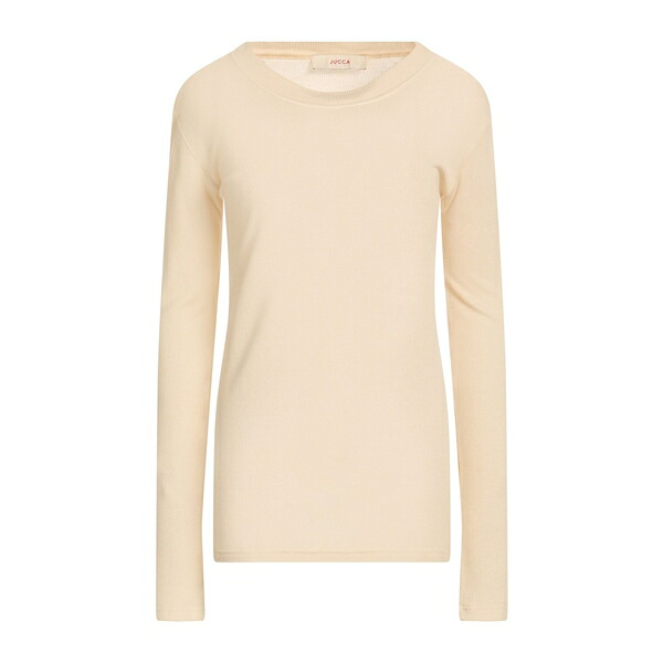 【貨物輸送無料】 ユッカ レディース プルオーバー トップス T-shirts Beige