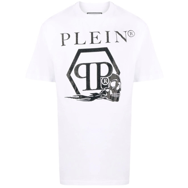 フィリッププレイン メンズ Tシャツ トップス ロゴ