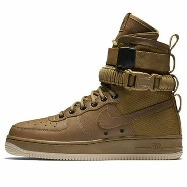 Nike ナイキ レディース スニーカー  【(WMNS) Nike 空想科学小説 Air Force 1 High \u0027Golden Beige\u0027 857872-200】  大きさ US_W_10