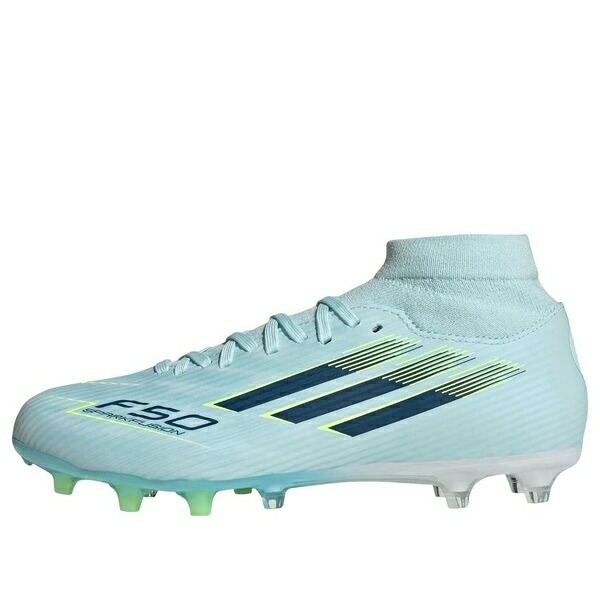 adidas アディダス レディース スニーカー  【(WMNS) adidas F50 Sparkfusion League Mid Cut FG/AG Almost Blue Dusky Petrol JR8998】  サイズ US_W_11