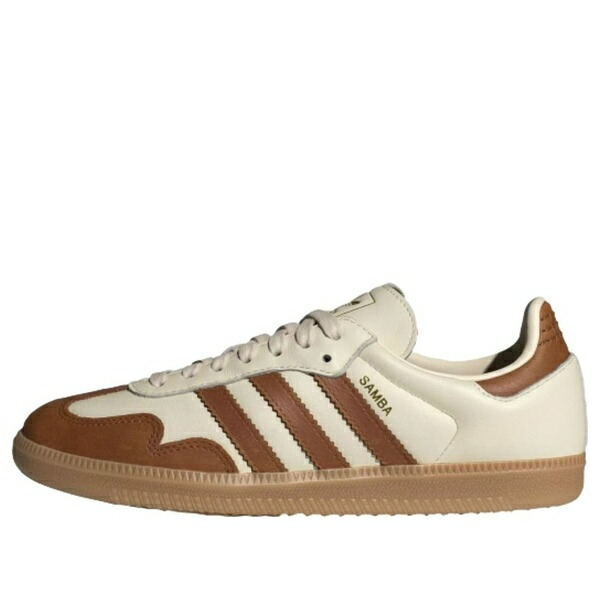adidas アディダス レディース スニーカー 【(WMNS) adidas Samba 'Wonder White Dusky Bronze Gold Metallic' KJ0996】 サイズ US_W_4.5|asty