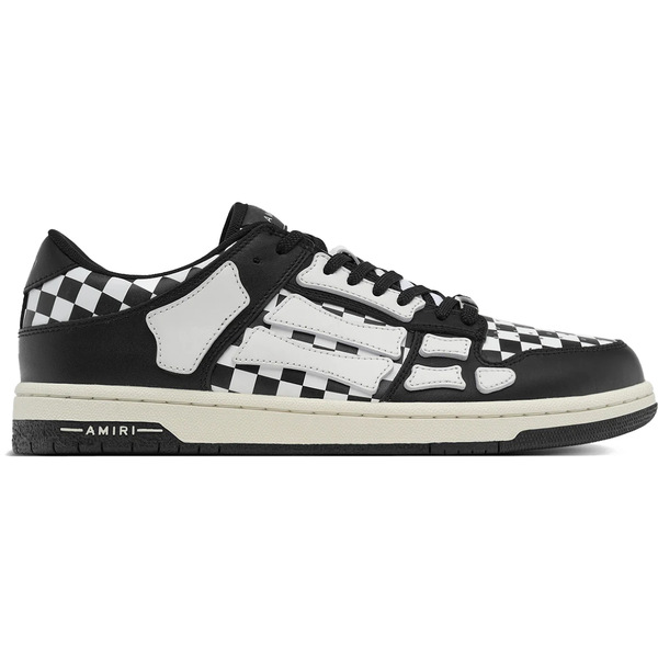 AMIRI アミリ メンズ スニーカー  【AMIRI Skel Top Low Checkered Black White】  大きさ EU_41(26.0糎) Black/White