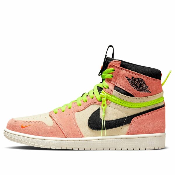Jordan ジョーダン メンズ スニーカー  【Air Jordan 1 High Switch \u0027Pink Volt\u0027 CW6576-800】  大きさ US_10(28.0糎)