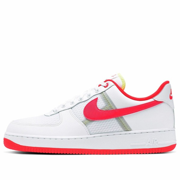 Nike ナイキ メンズ スニーカー 【Nike Air Force 1 Low 'Transparent White Crimson' CI0060-102】 サイズ US_9.5(27.5cm)|asty