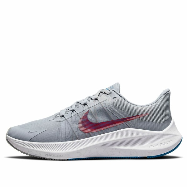Nike ナイキ メンズ スニーカー  【Nike Air Zoom Winflo 8 \u0027Wolf Grey Bright Crimson\u0027 CW3419-004】  大きさ US_7.5(25.5糎)