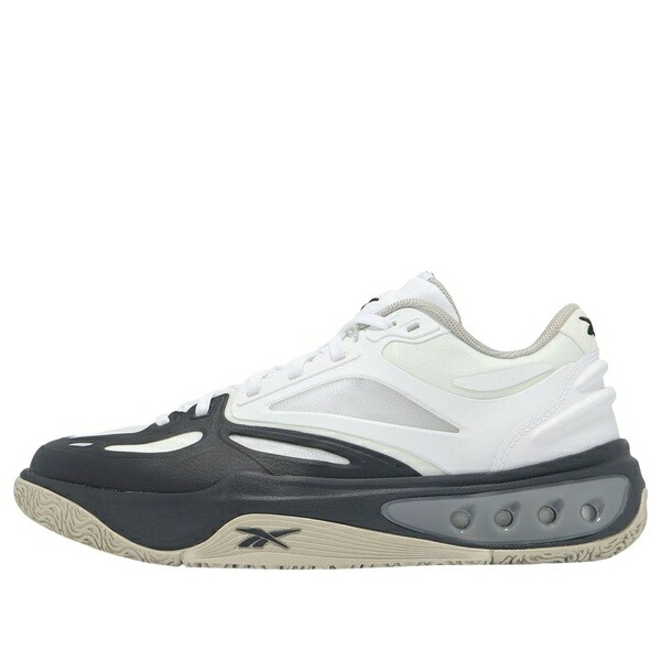Reebok リーボック メンズ スニーカー  【Reebok Engine A \u0027White Black\u0027 100230671】  大いさ US_5.5(23.5糎) メンズ靴-靴-スニーカー