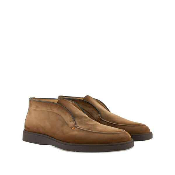 サントーニ メンズ ブーツ シューズ Suede boots Brown｜asty 84,040円