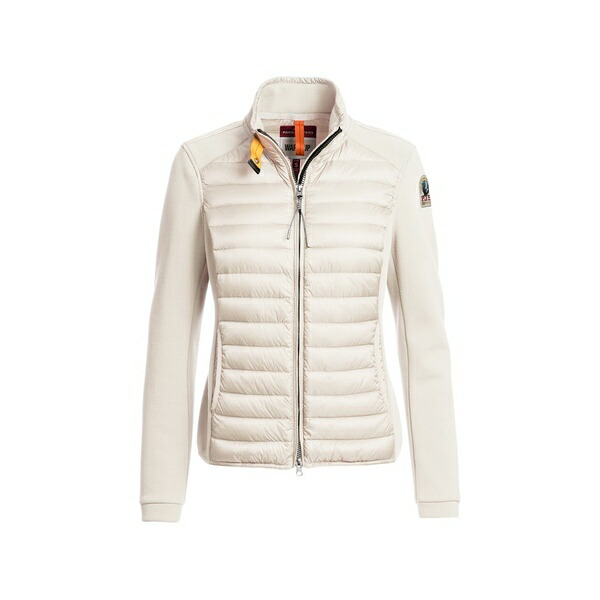 パラジャンパーズ レディース ジャケット＆ブルゾン アウター Padded-panel zip-up jacket Neutrals｜asty
