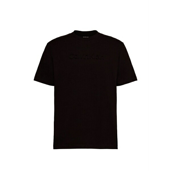 カルバンクライン メンズ プルオーバー トップス Crew-neck t-shirt Black