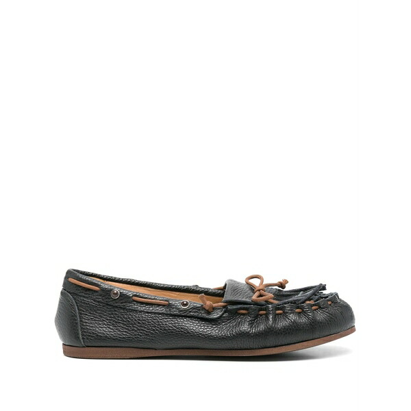 パロッシュ レディース スリッポン・ローファー シューズ Fringe-detail leather loafers  Blue
