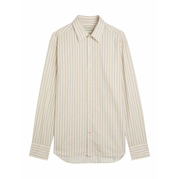 オリバースペンサー メンズ プルオーバー トップス Striped shirt Neutrals