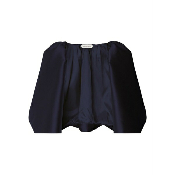 アルベルタ フェレッティ レディース 上衣＆上衣 アウター Puff-sleeve cape Blue レディースファッション-コート・ジャケット