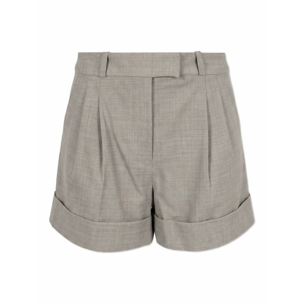 ラグアンドボーン レディース カジュアルパンツ ボトムス Neila pleated cuffed shorts Grey|asty