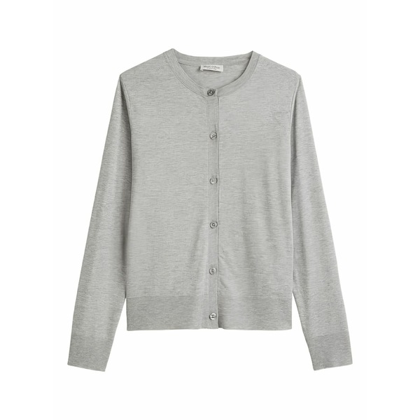 マルコポーロ レディース ジレー アウター Button-up cardigan Grey