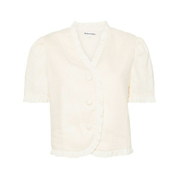 リフォメーション レディース シャツ トップス Bess top Neutrals｜asty 41,470円