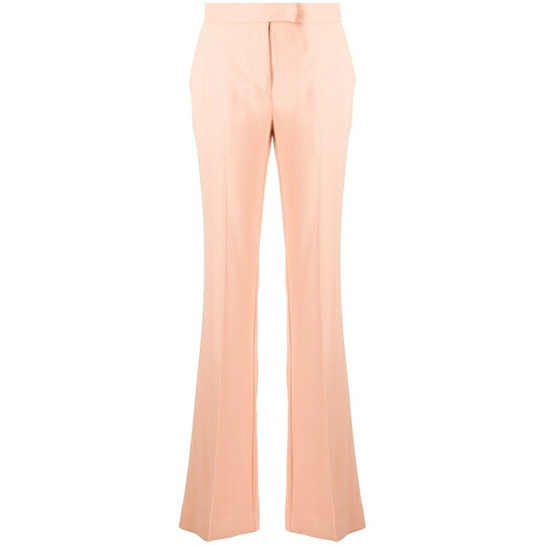 ツインセット レディース カジュアルパンツ ボトムス Pleated flared trousers Orange|asty
