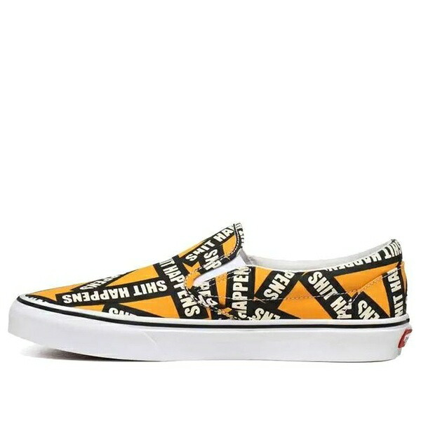 Vans バンズ メンズ スニーカー  【Vans Shit Happens Classic Slip-On Orange VN0A4U38WTX】  大きさ US_M_4.5