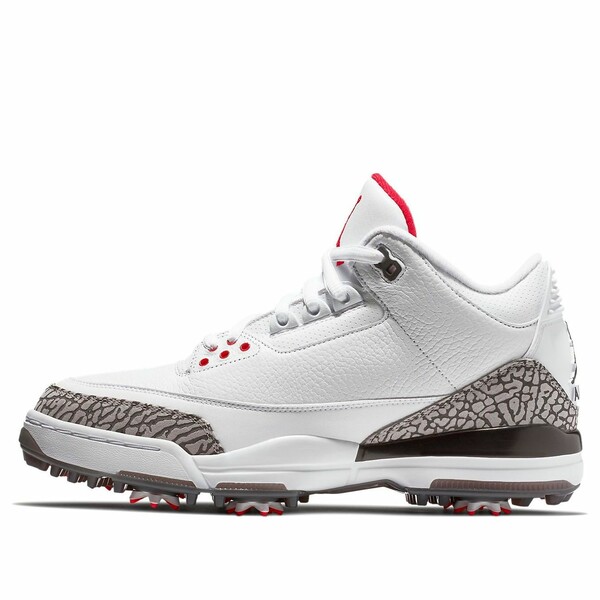 Air Jordan ジョーダン メンズ スニーカー 【Air Jordan 3 Golf 'White Cement' AJ3783-100】 サイズ US_8(26.0cm)｜asty