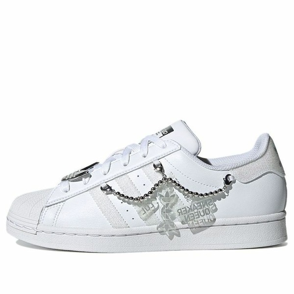adidas アディダス レディース スニーカー 【(WMNS) adidas originals Superstar For White/Silver/Grey GZ8404】 サイズ US_7.5(24.5cm)|asty
