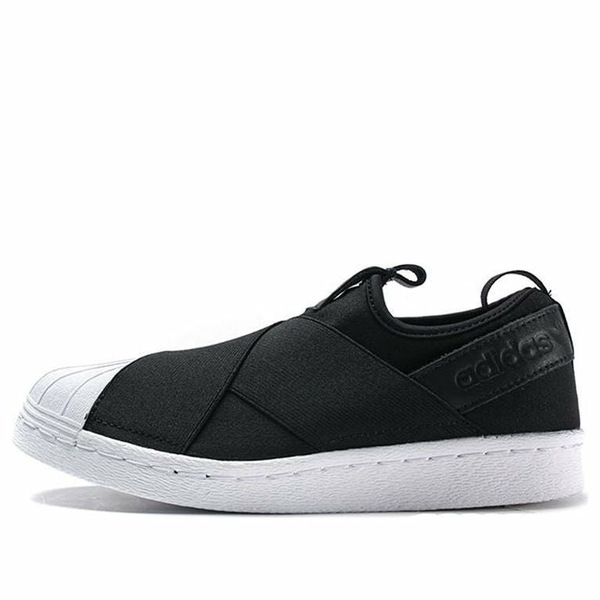 adidas アディダス レディース スニーカー 【(WMNS) adidas Superstar Slip-On 'Black' S81337】 サイズ US_W_14.5｜asty