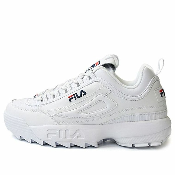 FILA フィラ レディース スニーカー 【(WMNS) Fila Disruptor 2 Premium 'White' 5FM00002-125】 サイズ US_7(24.0cm)|asty