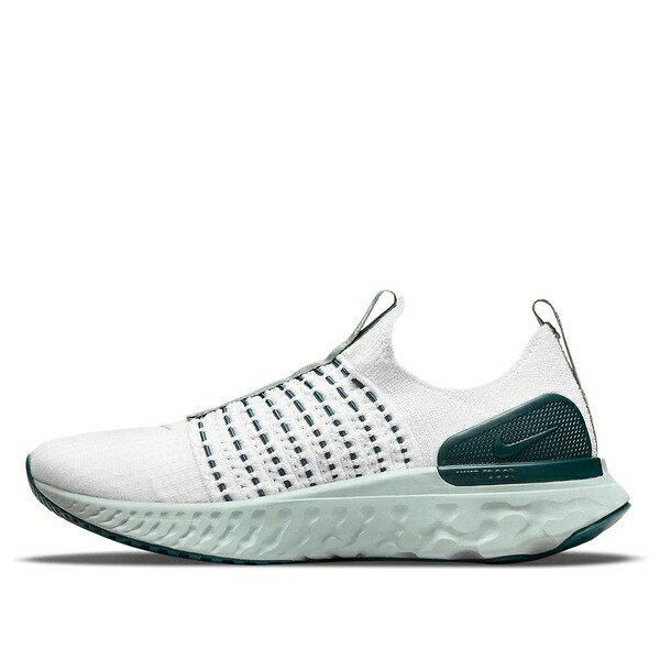 Nike ナイキ レディース スニーカー 【(WMNS) Nike React Phantom Run Flyknit 2 'Platinum Tint Dark Teal Green' DO6698-001】 サイズ US_8.5(25.5cm)｜asty 55,680円