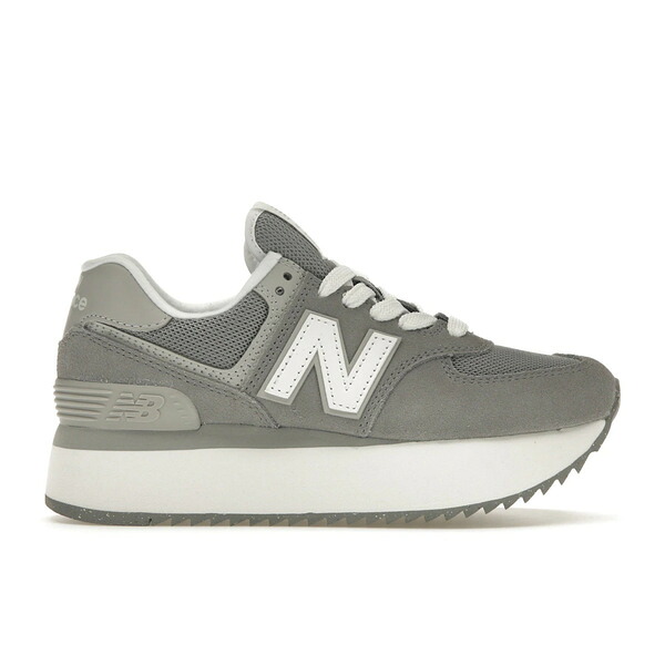 New Balance ニューバランス レディース スニーカー 【New Balance 574 Plus Shadow Grey (Women's)】 サイズ US_8.5(25.5cm) Shadow Grey/Rain Cloud/White 46,680円