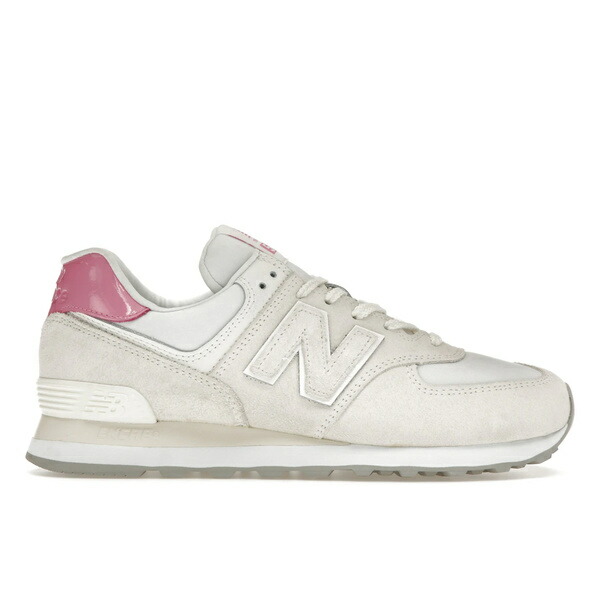 New Balance ニューバランス レディース スニーカー 【New Balance 574 Beige Pink Angora (Women's)】 サイズ US_W_10 Beige/Pink/Angora