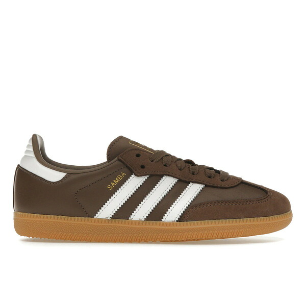 adidas アディダス レディース スニーカー 【adidas Samba OG Earth Strata Gum (Women's)】 サイズ US_W_11 Earth Strata/Footwear White/Gold Metallic