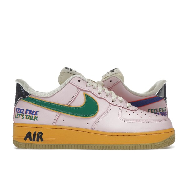 Nike ナイキ メンズ スニーカー 【Nike Air Force 1 Low '07 Feel Free, Let?? Talk】 サイズ US_10(28.0cm) Pink/Tan/Orange-Blue|asty
